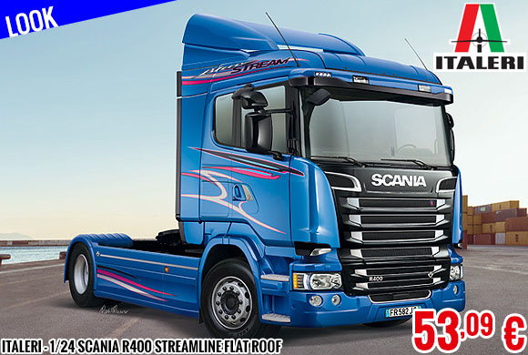 Look - Italeri - 1/24 Scania R400 Streamline Flat Roof