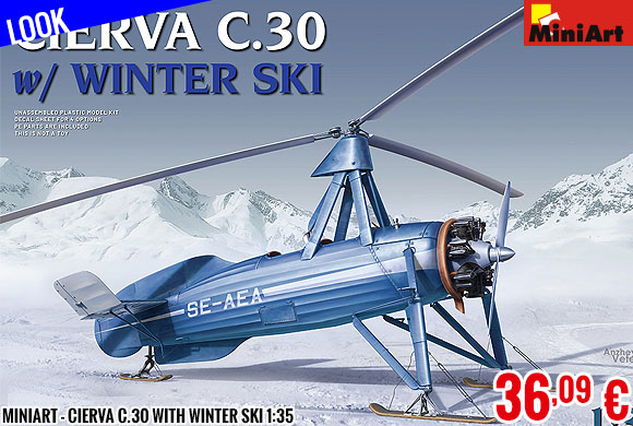 Look - MiniArt - Cierva C.30 with Winter Ski 1:35