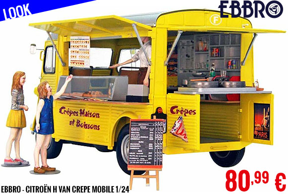 Look - Ebbro - Citroën H Van Crepe Mobile 1/24
