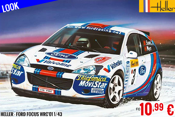 Look - Heller - Ford Focus WRC'01 1/43