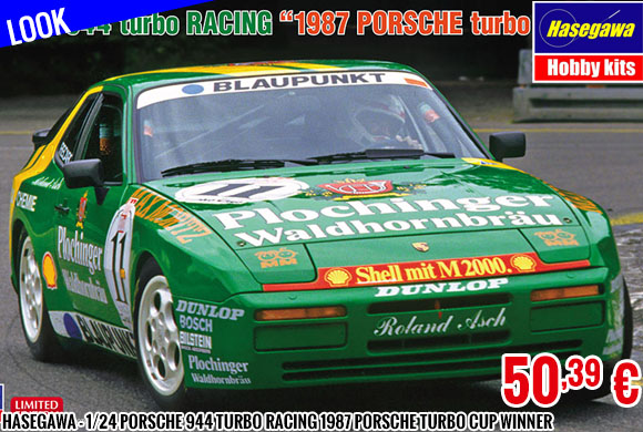 Look - Hasegawa - 1/24 Porsche 944 Turbo Racing 1987 Porsche Turbo Cup Winner
