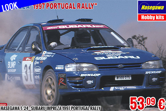 Look - Hasegawa 1/24 - Subaru Impreza 1997 Portugal Rally
