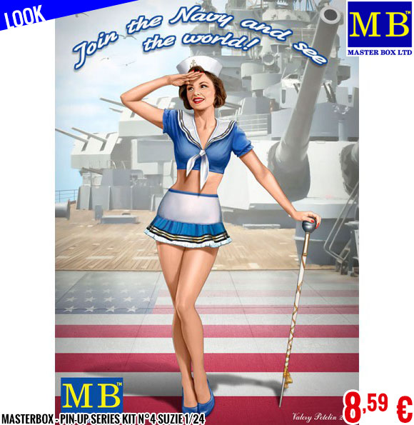 Look - MasterBox - Pin-Up Series kit n°4 Suzie 1/24