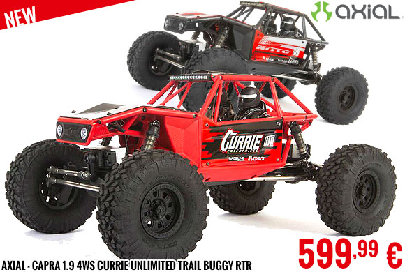 New - Axial - Capra 1.9 4WS Currie Unlimited Trail Buggy RTR