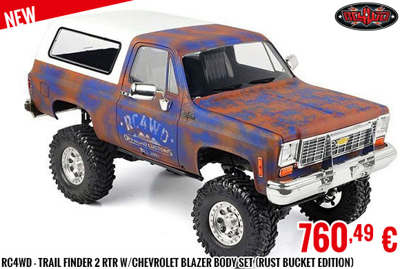 New - RC4WD - Trail Finder 2 RTR w/Chevrolet Blazer Body Set (Rust Bucket Edition)