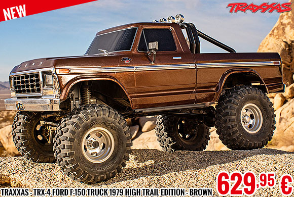 New - Traxxas - TRX-4 Ford F-150 Truck 1979 High Trail Edition - Brown