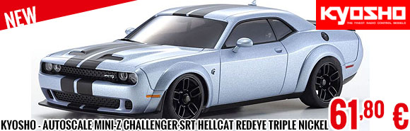 New - Kyosho - Autoscale Mini-Z Challenger SRT Hellcat Redeye Triple Nickel (MA020)