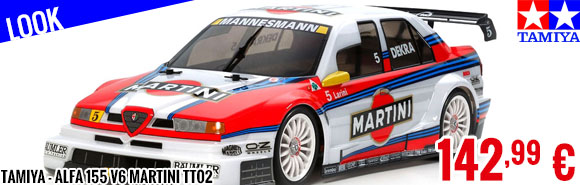 Look - Tamiya - Alfa 155 V6 Martini TT02