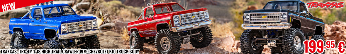 New - Traxxas - TRX-4M 1/18 High Trail Crawler 1979 Chevrolet K10 Truck Body