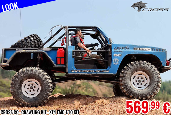 Look - Cross RC - Crawling kit - XT4 EMO 1/10 Kit