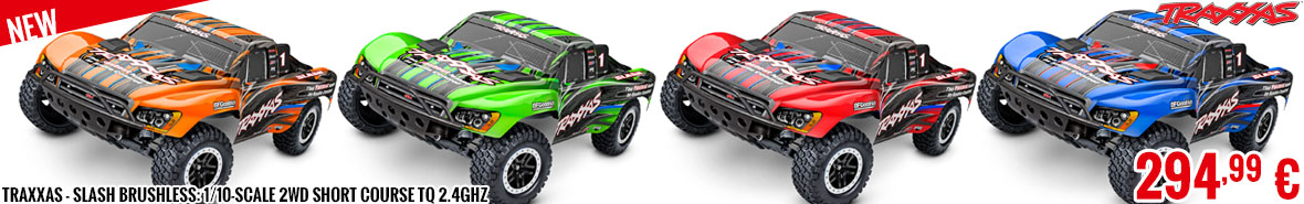 New - Traxxas - Slash Brushless: 1/10-Scale 2WD Short Course TQ 2.4GHz