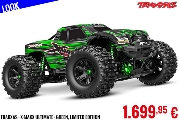 Look - Traxxas - X-Maxx Ultimate - Green, Limited Edition