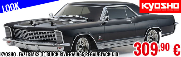 Look - Kyosho - Fazer MK2 (L) Buick Riviera 1965 Regal Black 1:10 Readyset
