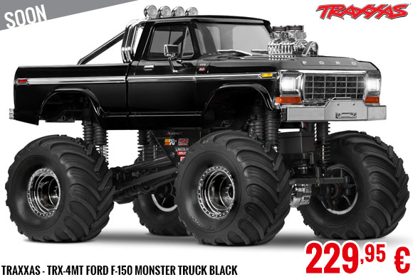 Soon - Traxxas - TRX-4MT Ford F-150 Monster Truck Black