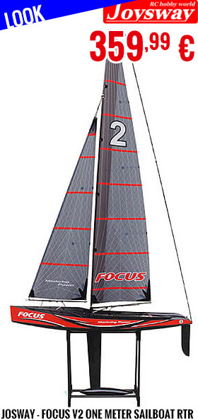 Look - Josway - Focus V2 One Meter Sailboat RTR