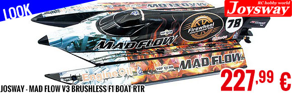 Look - Josway - Mad Flow V3 Brushless F1 Boat RTR