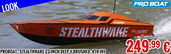 Look - Proboat - Stealthwake 23-inch Deep-V Brushed: RTR INT