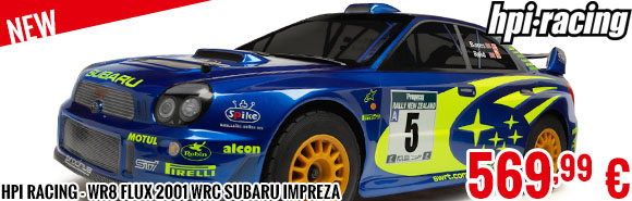 New - HPI Racing - WR8 Flux 2001 WRC Subaru Impreza