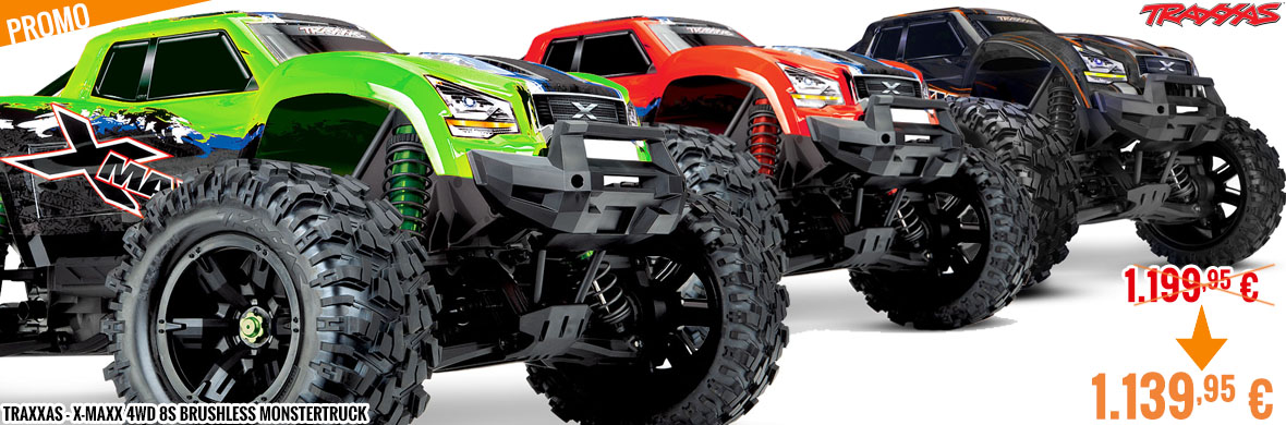 Soldes - Traxxas - X-Maxx 4WD 8S brushless monstertruck