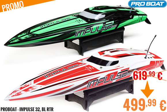 Soldes - ProBoat - Impulse 32, BL RTR