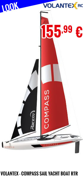Look - Volantex - Compass Sail Yacht Boat RTR