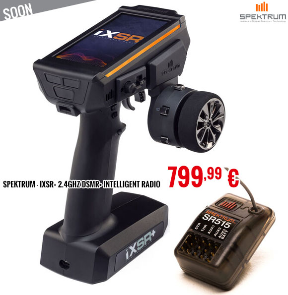 Soon - Spektrum - iXSR+ 2.4GHz DSMR+ Intelligent Radio
