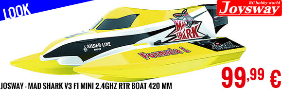 Look - Josway - Mad Shark V3 F1 Mini 2.4Ghz RTR Boat 420 mm