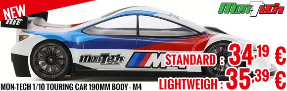 New - Mon-Tech - Mon-Tech 1/10 Touring Car 190mm Body - M4