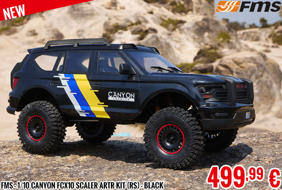 New - FMS - 1/10 Canyon FCX10 Scaler ARTR kit (RS) - Black