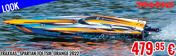 Look - Traxxas - Spartan TQi TSM, ORANGE 2022