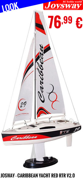 Look - Josway - Caribbean Yacht Red RTR V2.0