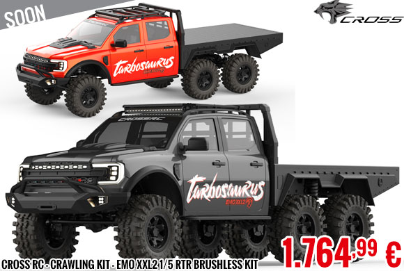 Soon - Cross RC - Crawling kit - EMO XXL2 1/5 RTR Brushless kit