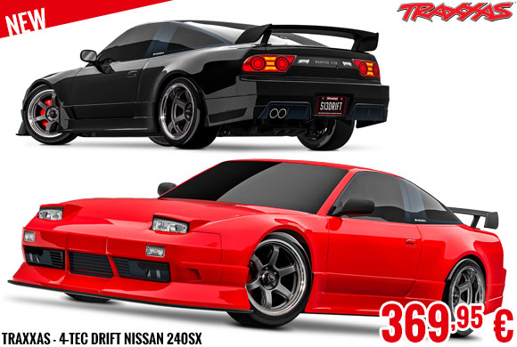 New - Traxxas - 4-TEC Drift Nissan 240SX