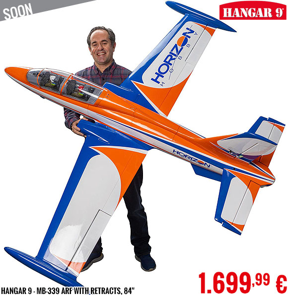 Soon - Hangar 9 - MB-339 ARF with Retracts, 84