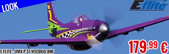 Look - E-Flite - UMX P-51 Voodoo BNF