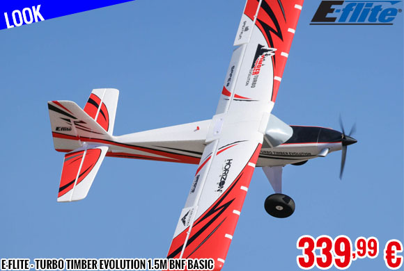 Look - E-Flite - Turbo Timber Evolution 1.5m BNF Basic