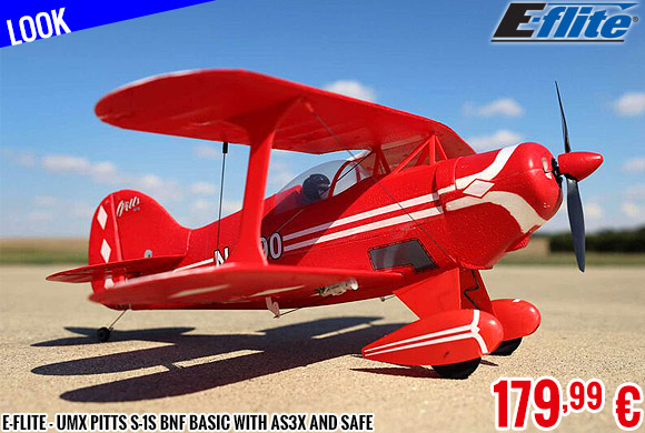 Look - E-Flite - UMX Pitts S-1S BNF Basic with AS3X and SAFE