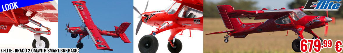 Look - E-Flite - Draco 2.0m with Smart BNF Basic