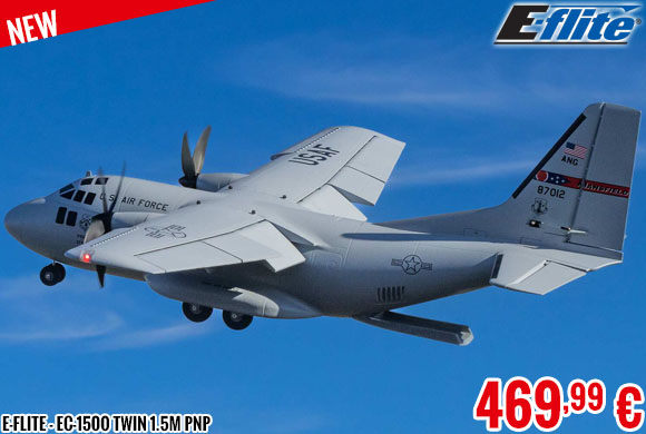 New - E-Flite - EC-1500 Twin 1.5m PNP