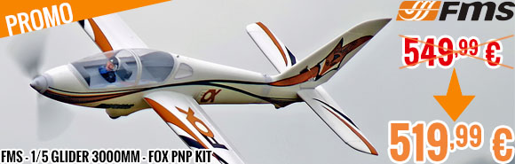 Promo - FMS - 1/5 Glider 3000mm - Fox PNP Kit