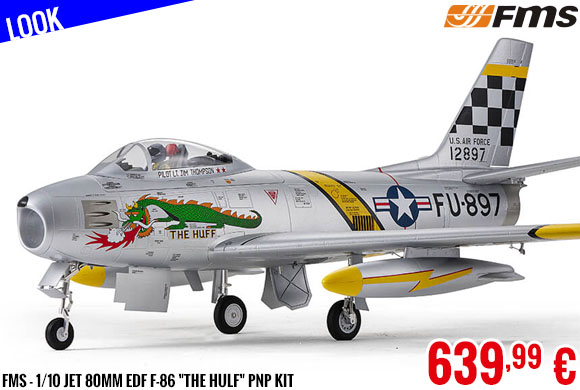 Look - FMS - 1/10 Jet 80mm EDF F-86 