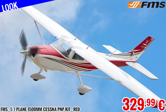 Look - FMS - 1/7 Plane 1500mm Cessna PNP kit - Red