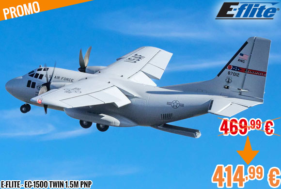 Promo - E-Flite - EC-1500 Twin 1.5m PNP