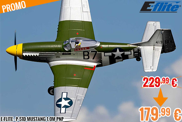Promo - E-Flite - P-51D Mustang 1.0M PNP