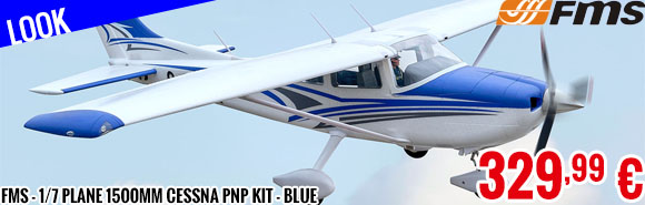 Look - FMS - 1/7 Plane 1500mm Cessna PNP kit - Blue
