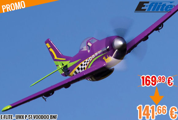 Promo - E-Flite - UMX P-51 Voodoo BNF
