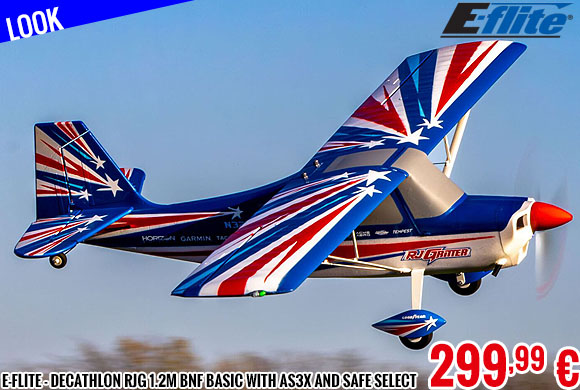 Look - E-Flite - Decathlon RJG 1.2m BNF Basic with AS3X and SAFE Select