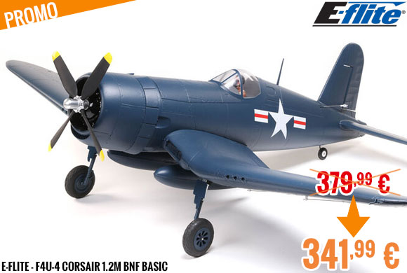 Promo - E-Flite - F4U-4 Corsair 1.2m BNF Basic