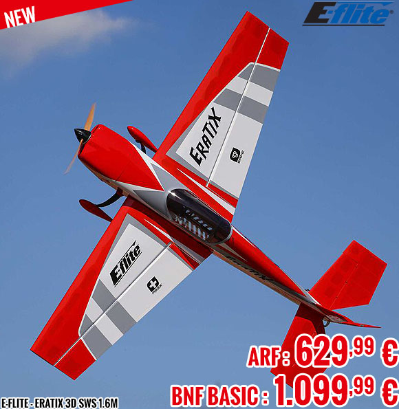 New - E-Flite - Eratix 3D SWS 1.6m 