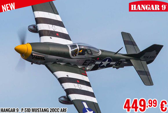 New - Hangar 9 - P-51D Mustang 20cc ARF
